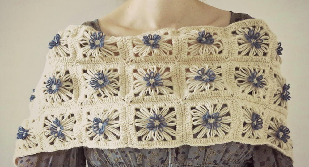 Daisies in the Field Scarf