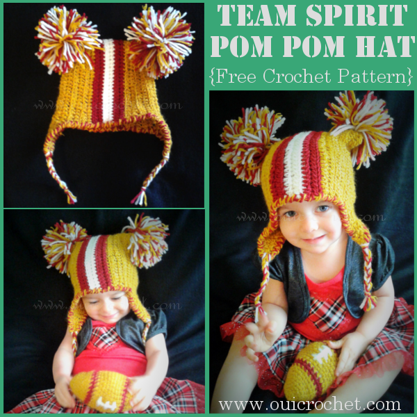 Team Spirit Pompom Hat
