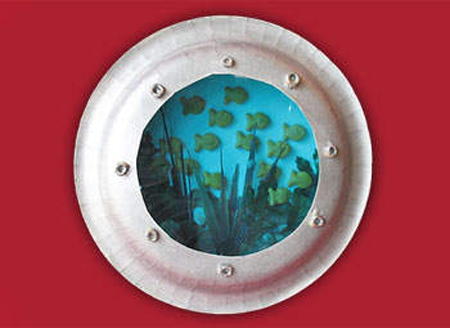 Porthole Paper Plate Craft