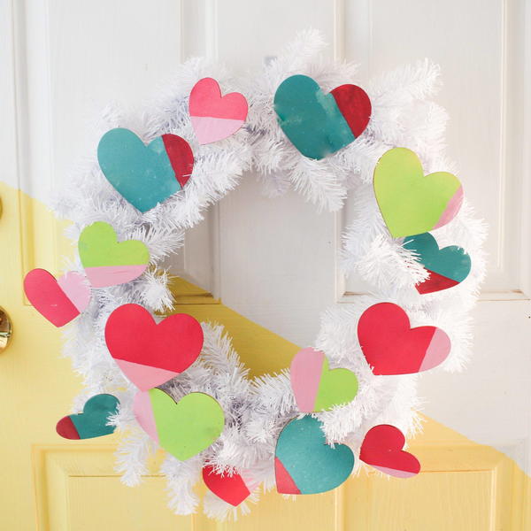 Easy DIY Valentine's Wreath
