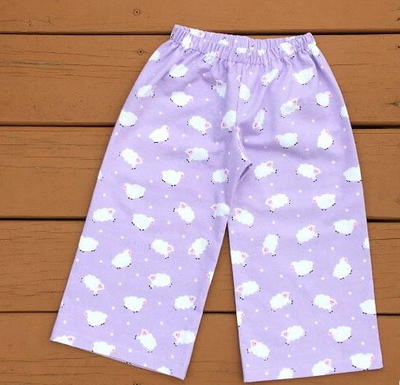 Free PJ Pants Pattern for Older Kids