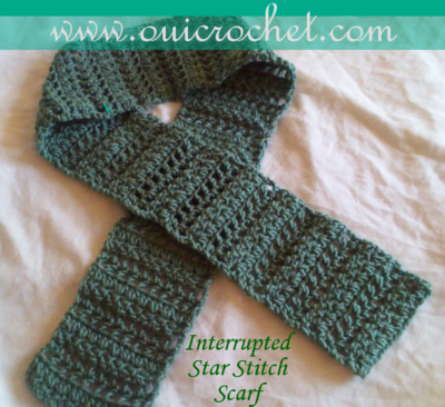 Interrupted Star Stitch Scarf