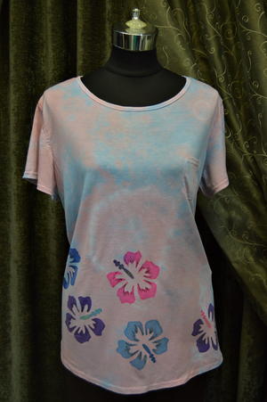Hibiscus Pastel DIY Tie Dye Shirt