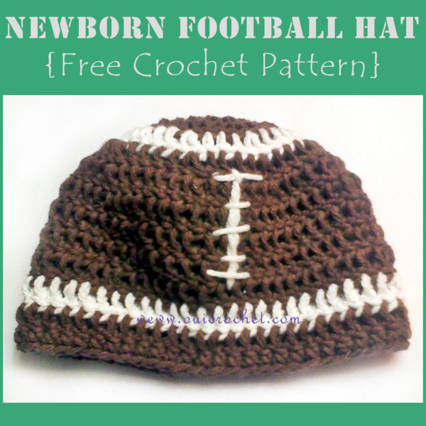 Newborn Football Hat
