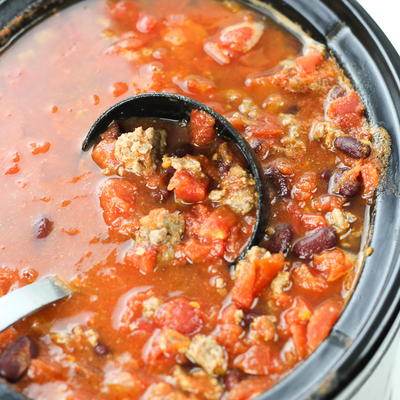 Healthy Beef Slow Cooker Chili