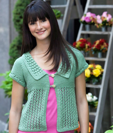 Garter Lace Cardigan