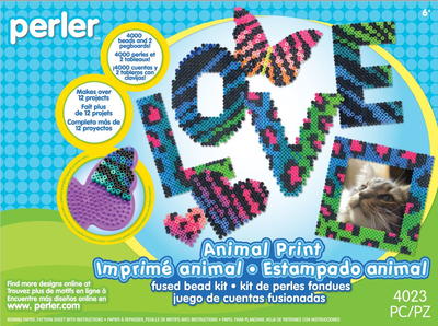Animal Print Perler Bead Kit Review