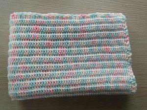 Pillow Mint Fast Crochet Baby Blanket