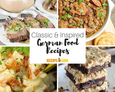 German Food Recipes 23 Classic Dishes