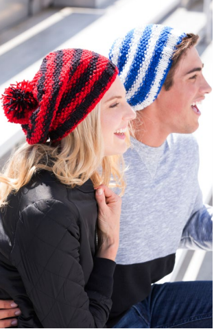 Let's Go! Slouchy Knit Hat Pattern