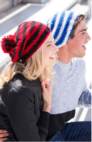 Lets Go Slouchy Knit Hat Pattern