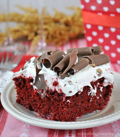 Red Velvet Poke Cake