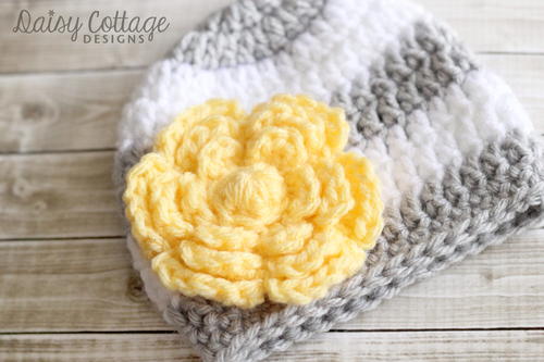 Large Flower Crochet