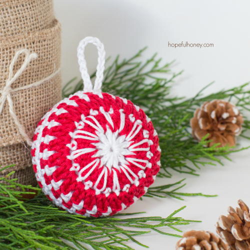 Candy Cane Christmas Baubles
