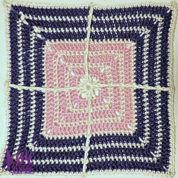 Crossed Afghan Square