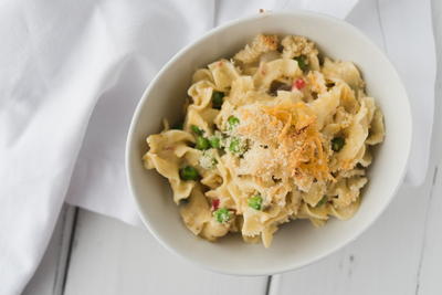 Comforting Retro Tuna Noodle Casserole