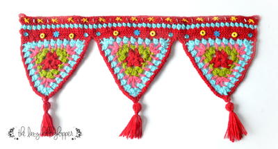 Colorful Folk Inspired Wall Hanging