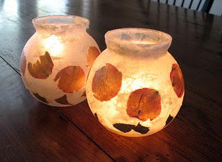 Rose Petal DIY Votive Candle Holders