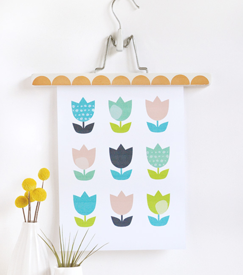 Too Cute Tulips Printable Wall Art