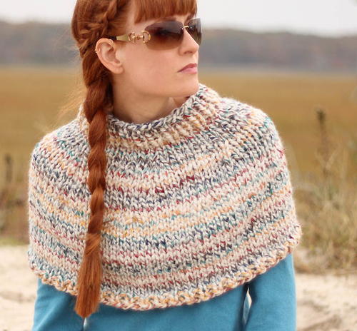 Fog Chaser Knit Cape