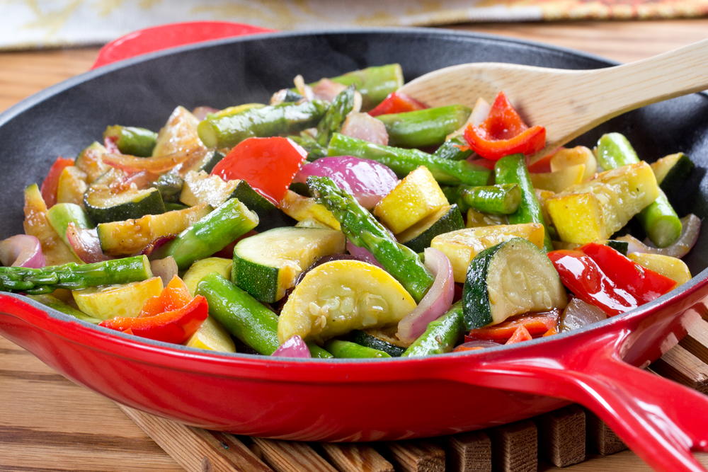 Skillet Spring Veggies | EverydayDiabeticRecipes.com