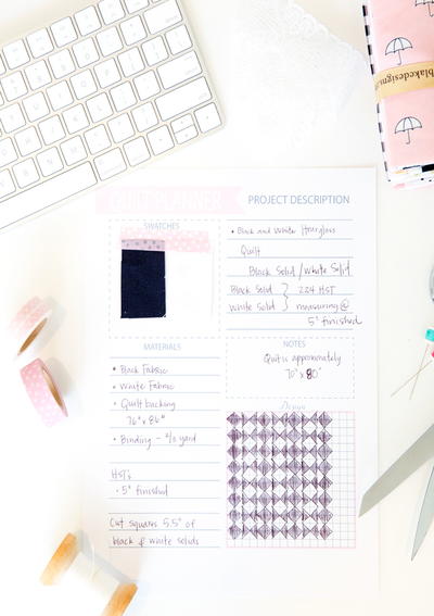 Free Sewing Planner Printable