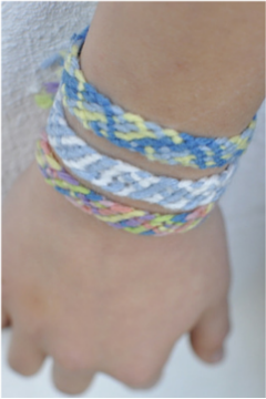 Colorful Wool DIY Friendship Bracelets