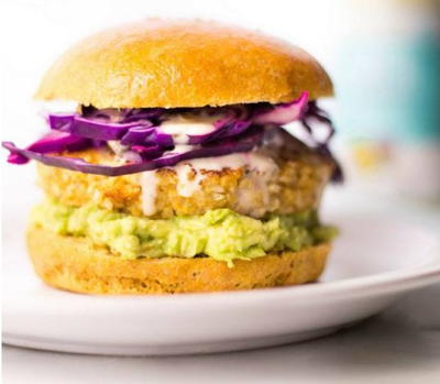 Spicy Cauliflower Ranch Burger