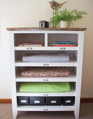Unexpected Dresser Into Shelves Makeover Diyideacenter Com