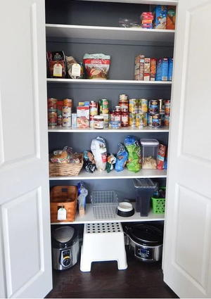 Genius Pantry Diy Storage Shelves Diyideacenter Com