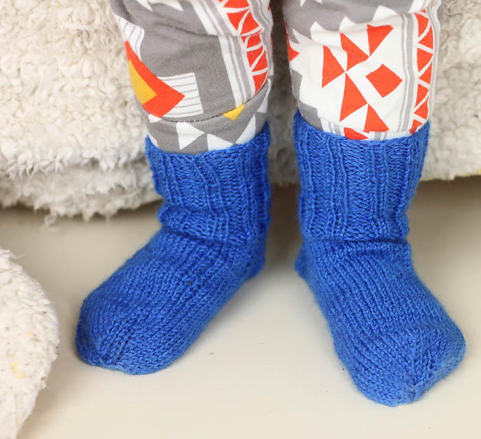 Ribbed Toddler Socks | AllFreeKnitting.com