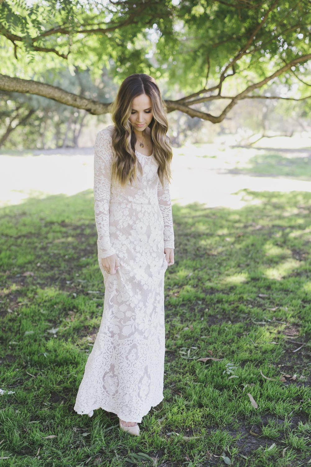 Anniversary Lace Maxi Dress | AllFreeSewing.com Anniversary Lace Maxi Dress | AllFreeSewing.com