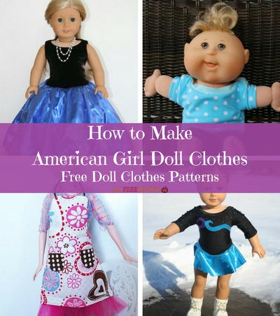 How To Make American Girl Doll Clothes 16 Free Doll