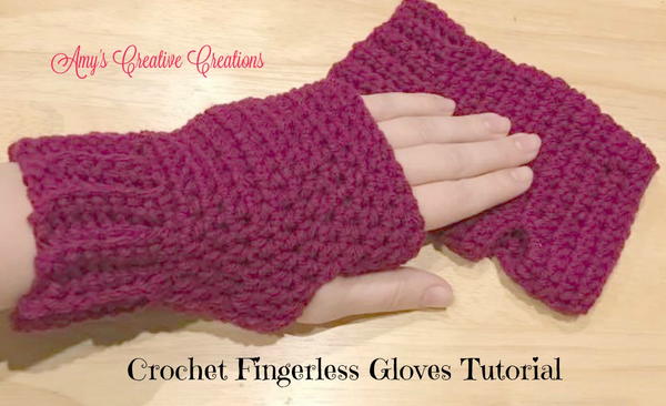 Crochet Fingerless Gloves