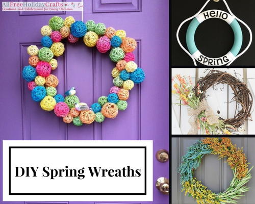 54 Creative Diy Spring Wreath Ideas Allfreeholidaycrafts Com