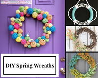 54 Creative DIY Spring Wreath Ideas