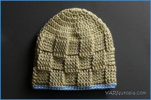 basket weave hat