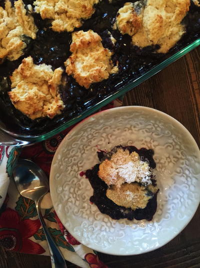 Country Blueberry Cobbler