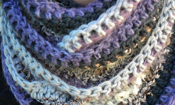 Easy Textured Infinity Scarf Crochet Pattern