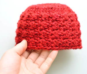 Blanket Stitch Baby Hat