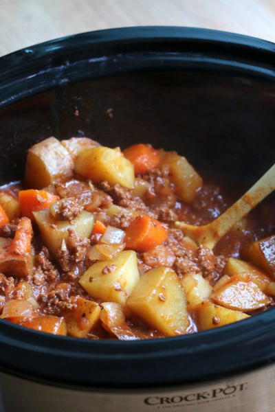 Slow Cooker Poor Man's Stew