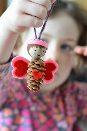 Pine Cone Love Fairy Craft