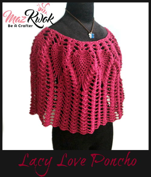 Lacy Love Crochet Poncho