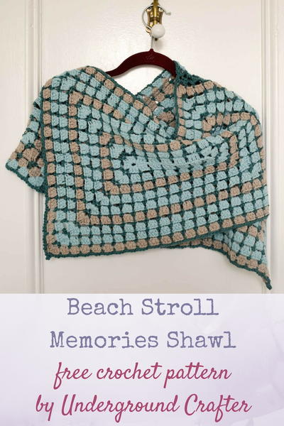 Beach Stroll Memories Shawl