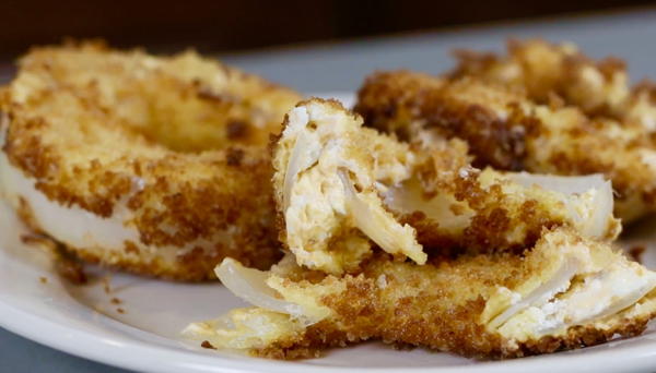 Cream Cheese Pulled Pork Onion Rings