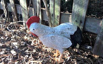 Upcycled French Farmhouse Rooster Sculpture