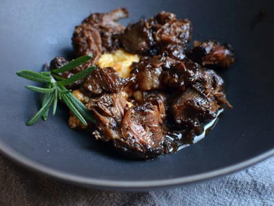 Peppered Beef Shank in Red Wine