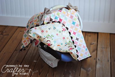 Tied with a Bow Car Seat Canopy