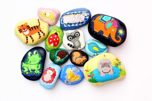 Fabric Scrap Pebbles