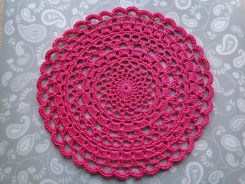 Blue Orchid Crochet Doily | AllFreeCrochet.com